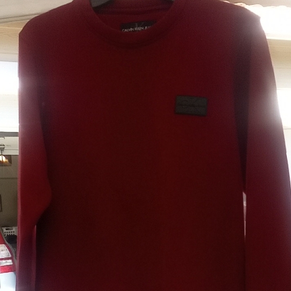 Calvin Klein Deep Red Pullover - Picture 1 of 1